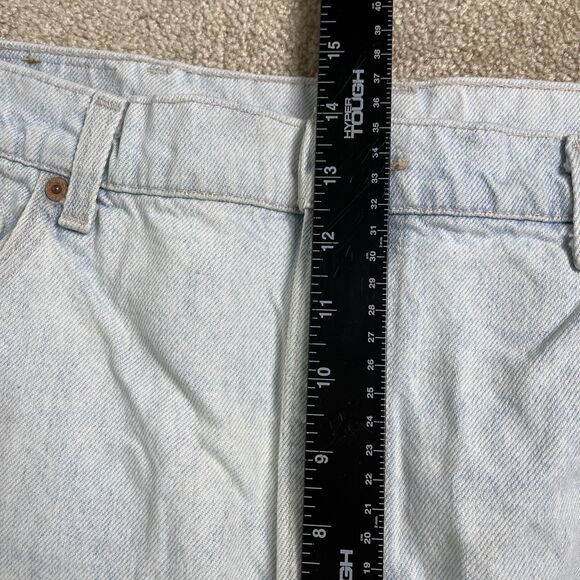 VTG 90s Levi’s Men’s 505 Jeans Red Tab 41X29 USA Light Wash Denim Blue Fade - Picture 10 of 16